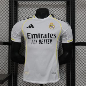 Real madrid 25-26 home authentic jersey