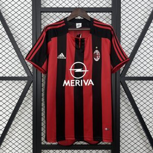AC Milan 03-04 Home retro jersey