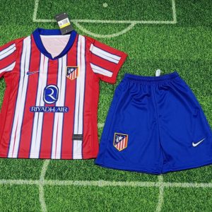 Atletico madrid 24-25 home kids kit