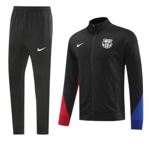 Barcelona 24-25 Black Jacket Tracksuit Slim Fit