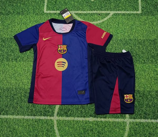 Barcelona 24-25 home kids kit