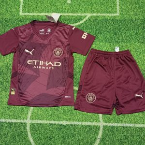 Man City 24-25 third kids kit