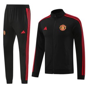 Manchester United 24-25 Black Jacket Tracksuit Slim Fit