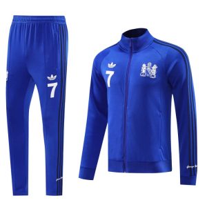 Manchester United 24-25 Bright Blue Tracksuit Slim Fit