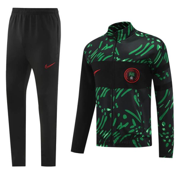 Nigeria 24-25 Black-Green Tracksuit Slim Fit
