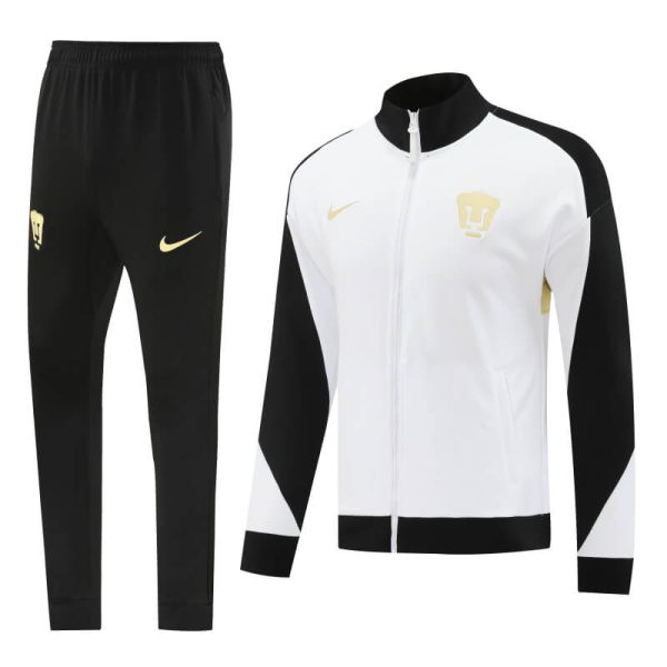 Pumas UNAM 24-25 White Jacket Tracksuit Slim Fit
