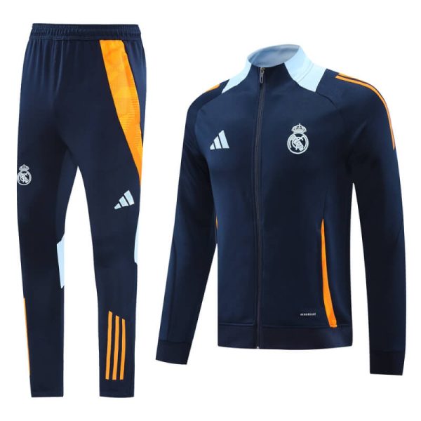Real Madrid 24-25 Royal blue Jacket Tracksuit Slim Fit