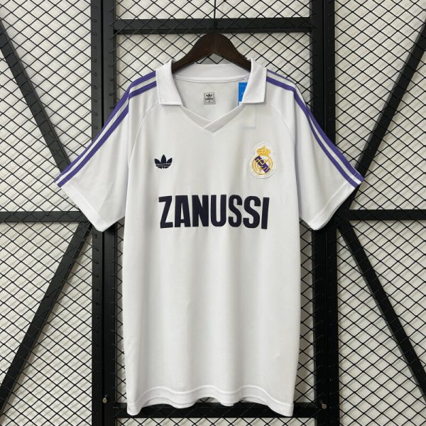 Real Madrid 84-85 home retro jersey
