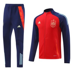 Spain 24-25 Red Jacket Tracksuit Slim Fit